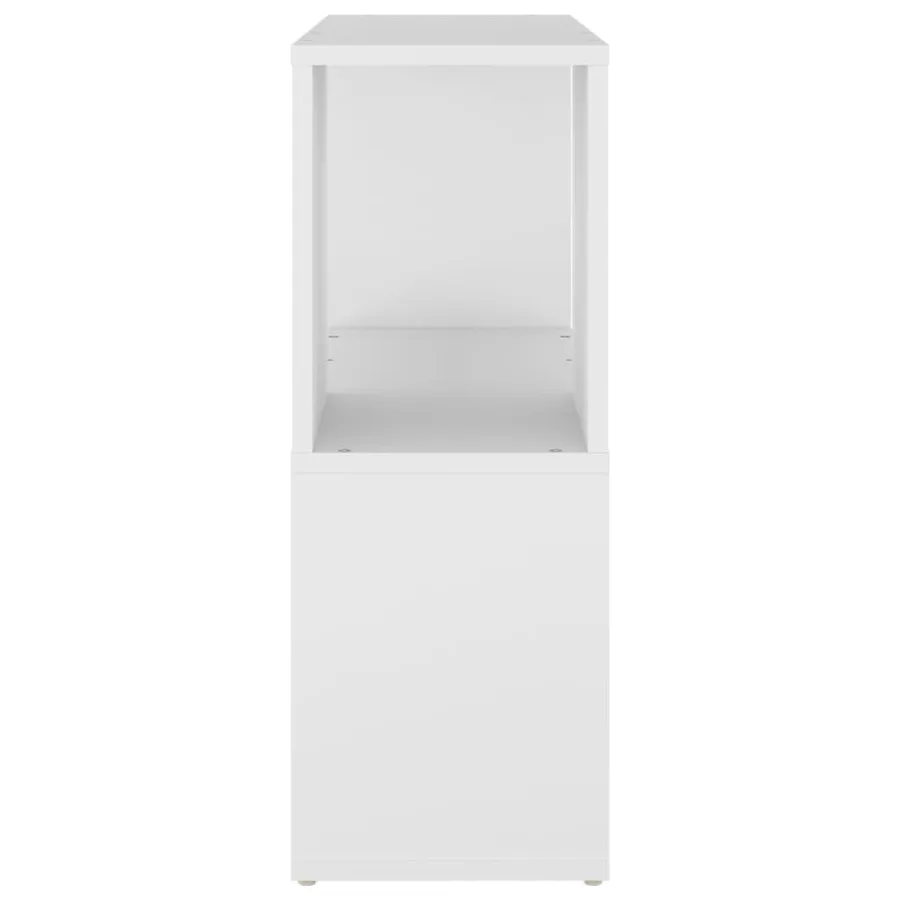 Bibliothèque Blanc 60x24x63 cm Bois d'ingénierie - 4