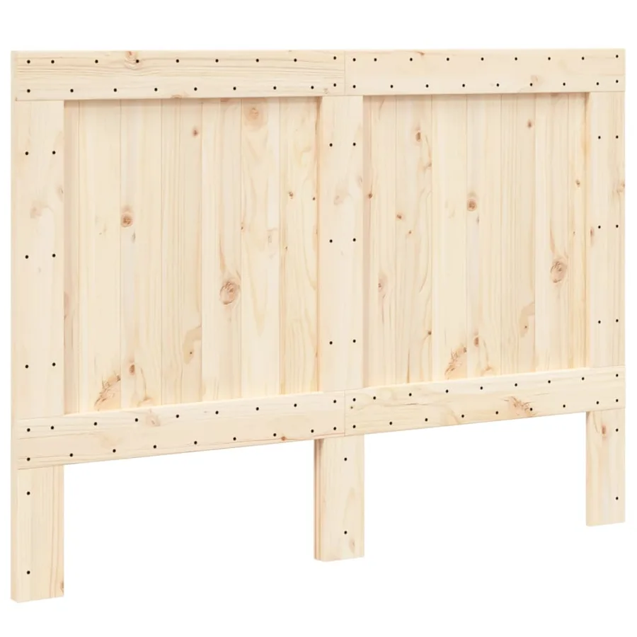 Tête de lit 140x104 cm bois massif de pin - 2