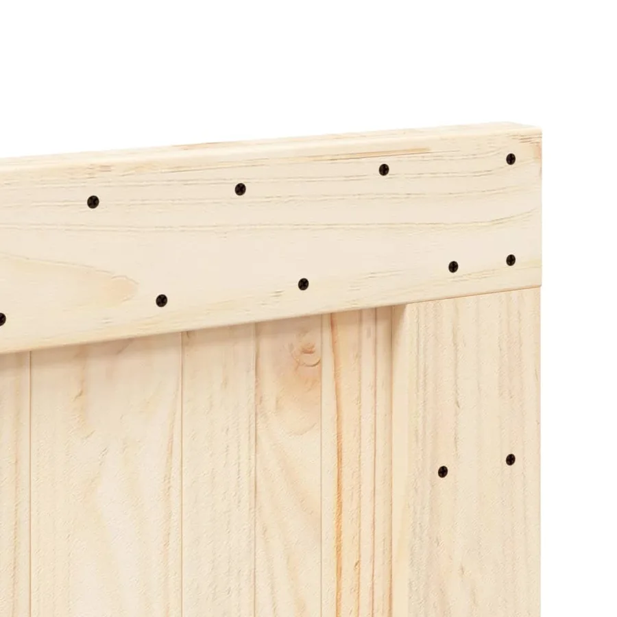 Tête de lit 140x104 cm bois massif de pin - 6