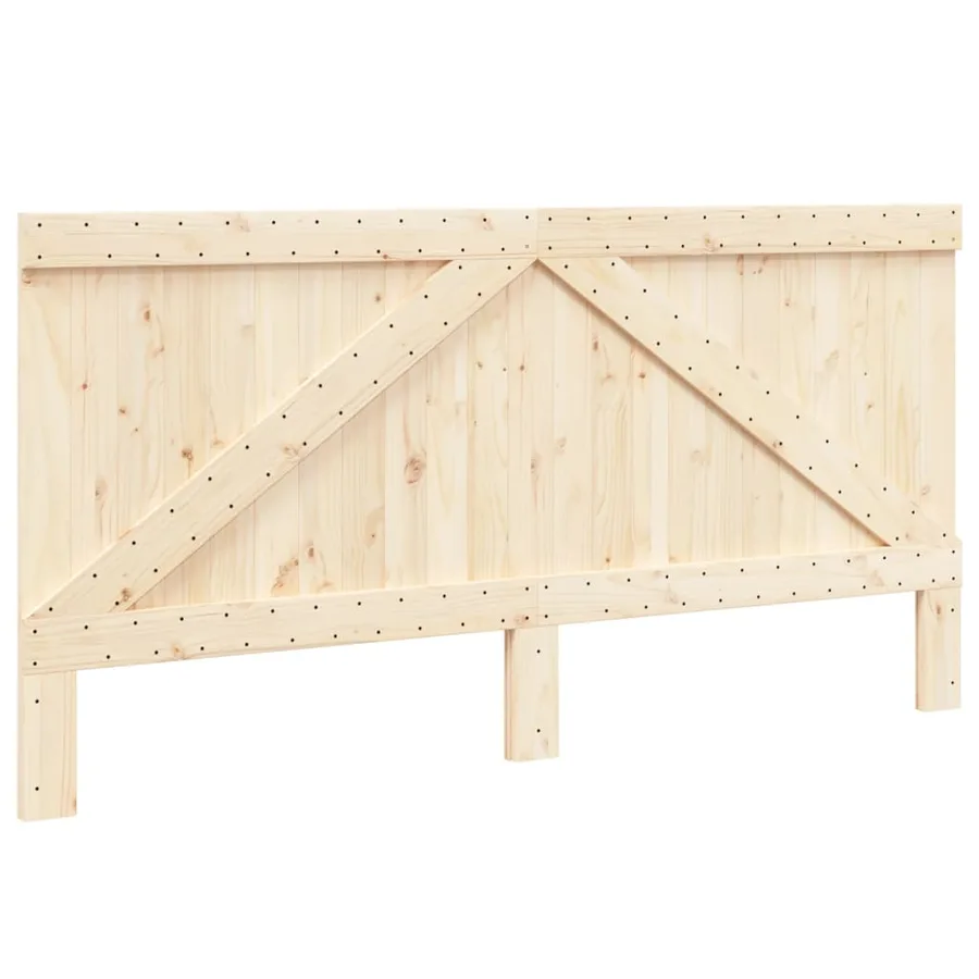 Tête de lit 200x104 cm bois massif de pin - 2