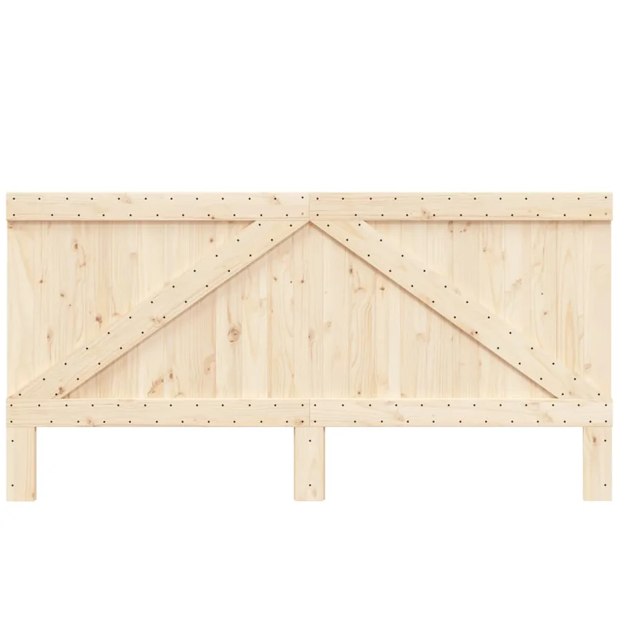 Tête de lit 200x104 cm bois massif de pin - 3