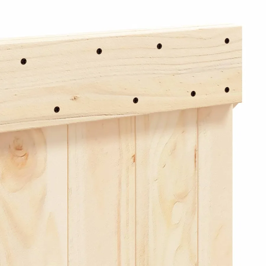 Tête de lit 200x104 cm bois massif de pin - 6