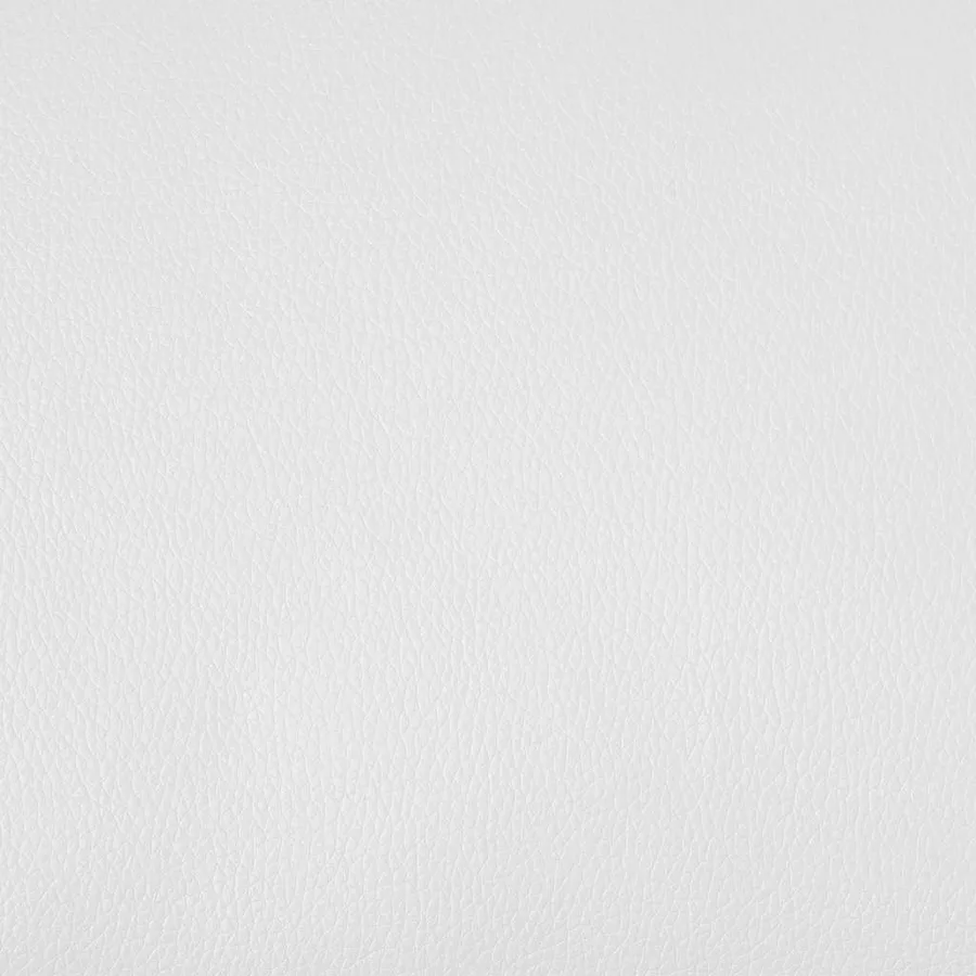 Fauteuil cube blanc simili cuir - 10