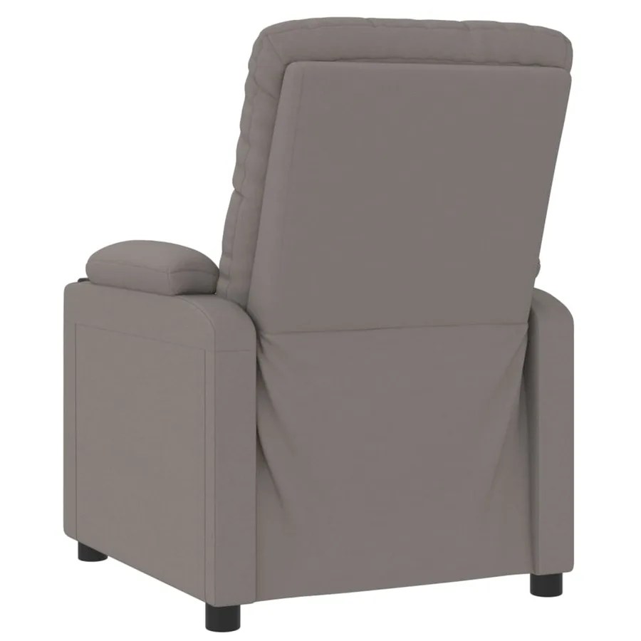 Fauteuil inclinable électrique Taupe Tissu - 6