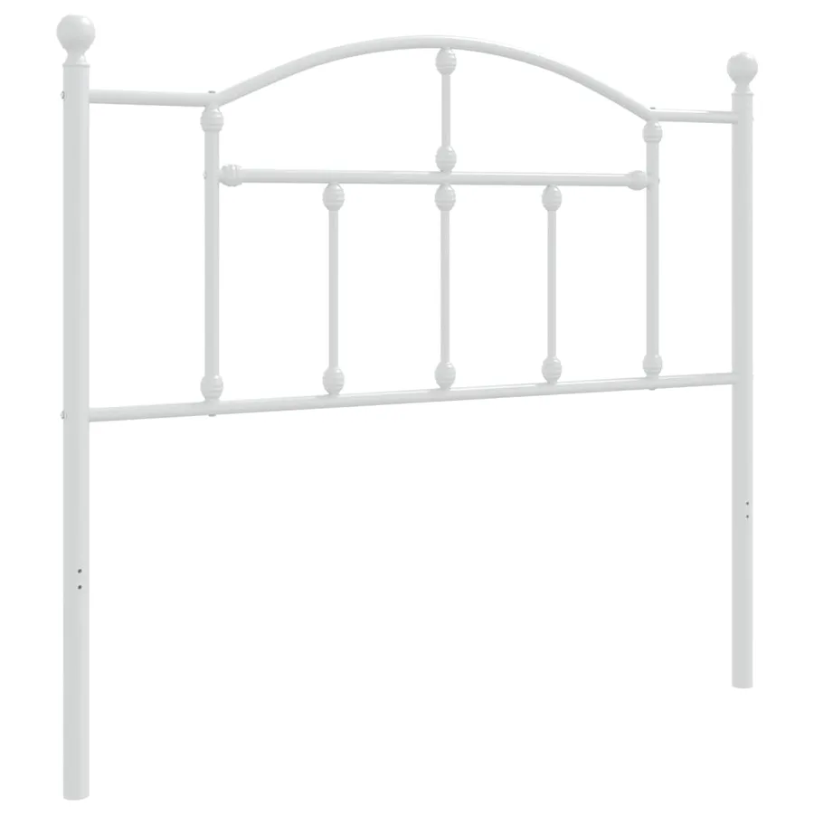 Tête de lit de remplacement métal blanc 100 cm - 2
