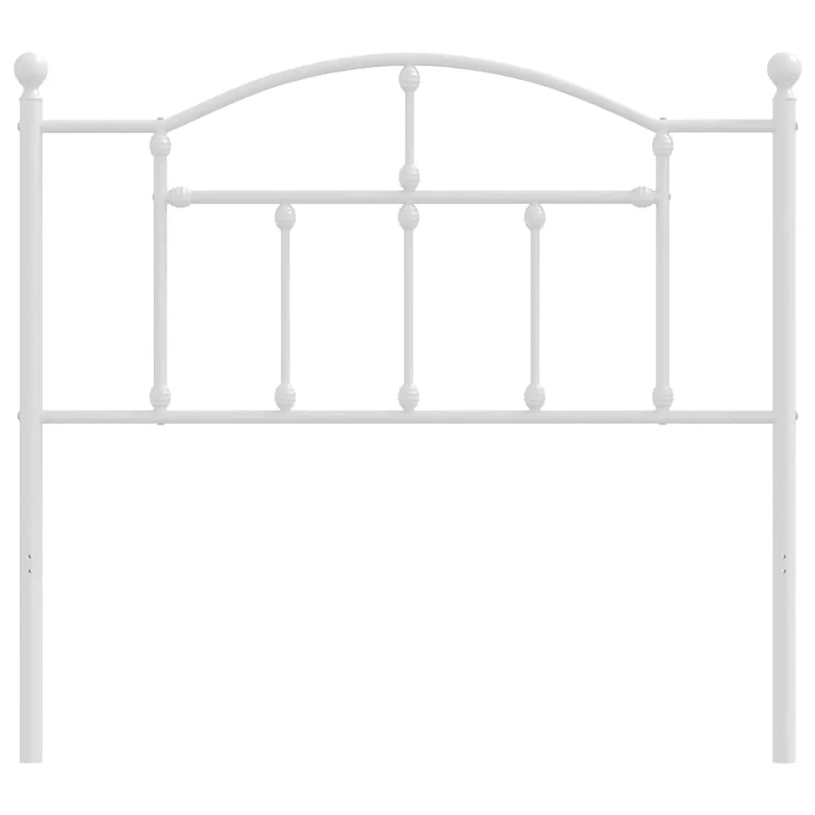 Tête de lit de remplacement métal blanc 100 cm - 4