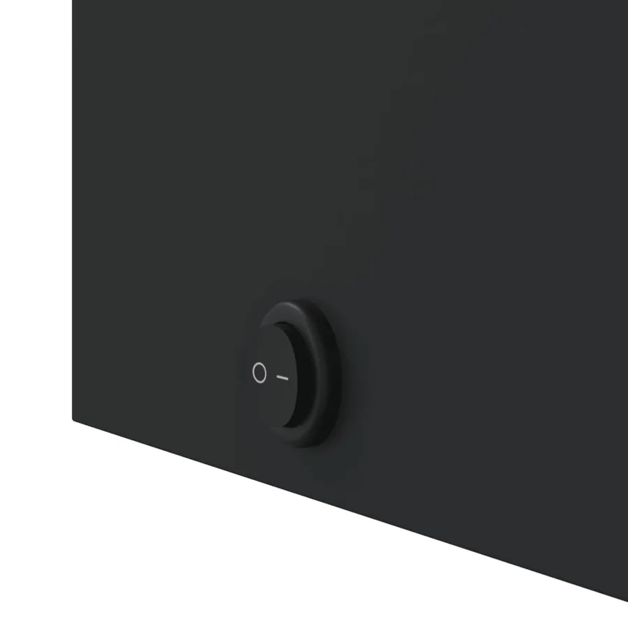 Armoire de salle de bain à miroir avec LED noir 45x13x52 cm - 10
