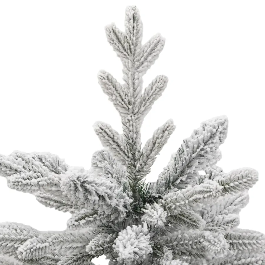 Sapin de Noël artificiel à charnières avec neige floquée 120 cm - 4