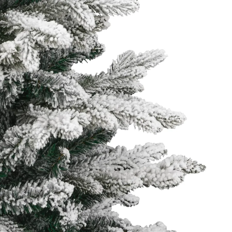 Sapin de Noël artificiel à charnières avec neige floquée 120 cm - 5