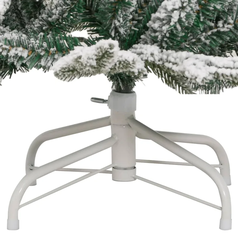Sapin de Noël artificiel à charnières avec neige floquée 120 cm - 6