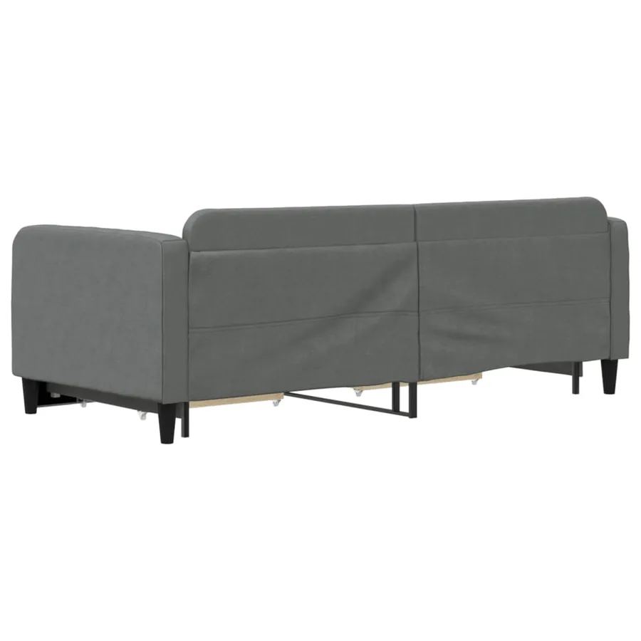 Lit de jour avec gigogne et tiroirs sans matelas 90x200 cm - 5