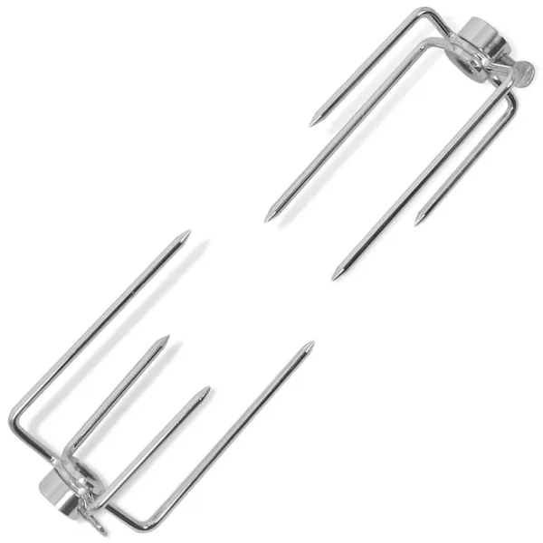 Fourchettes de broche 2 pcs Acier