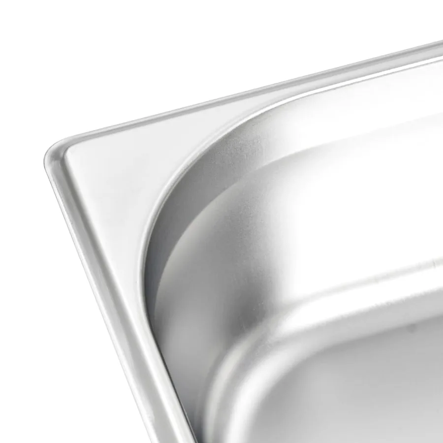 Récipients Gastronorm 4 pcs GN 1/1 100 mm Acier inoxydable - 7