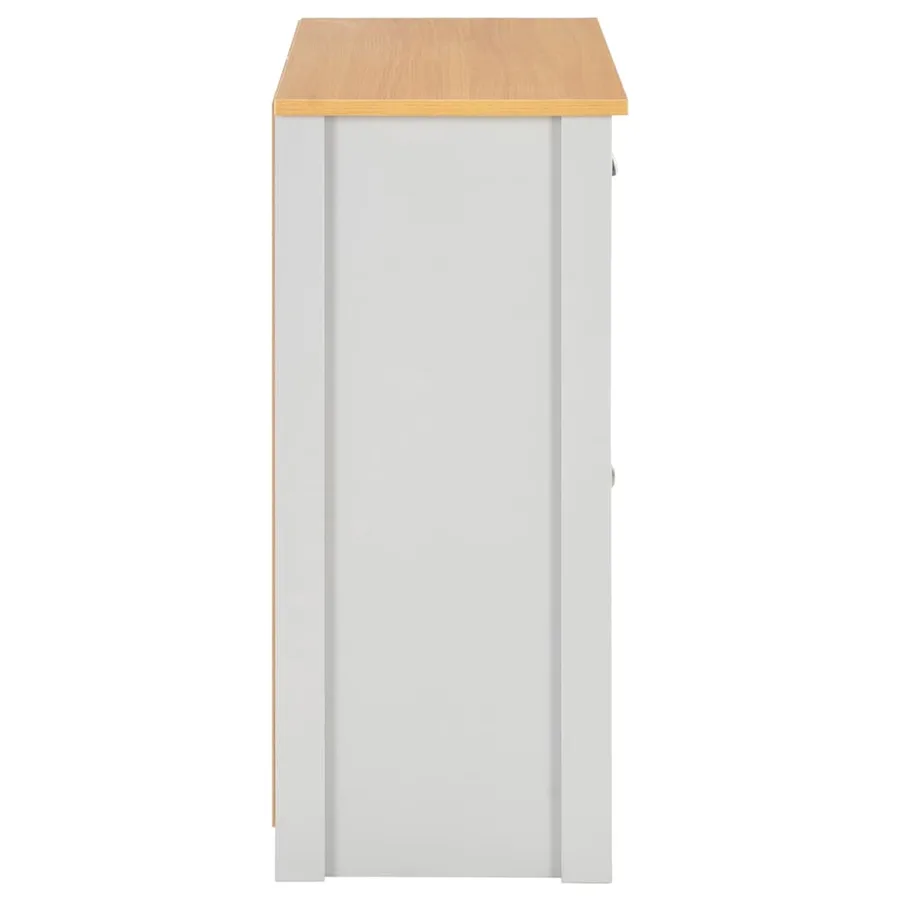 Buffet Gris 79x35x81 cm - 5