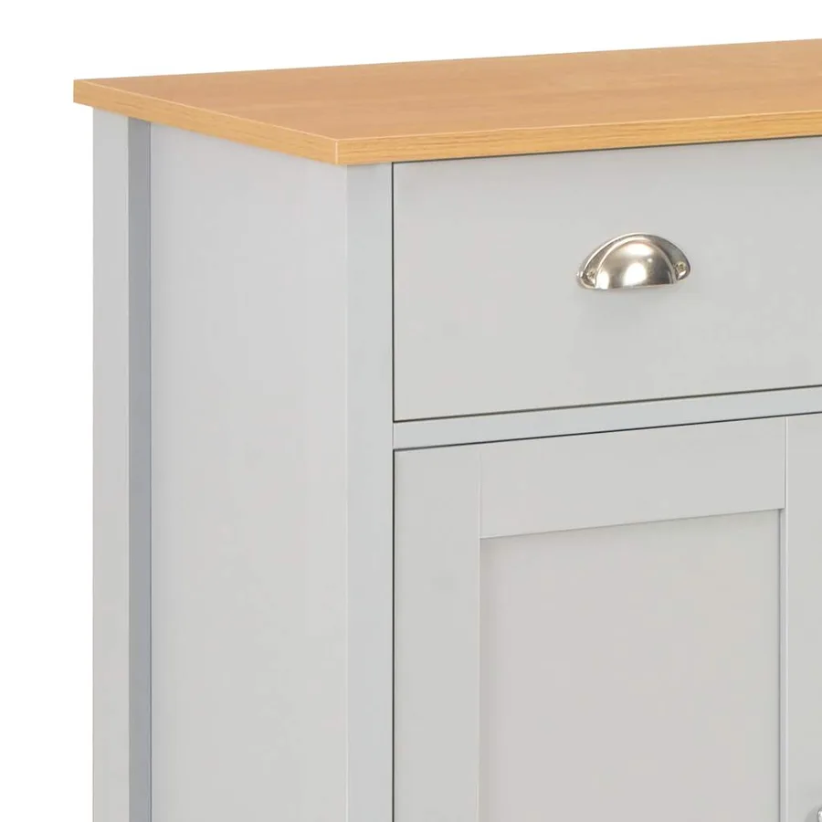 Buffet Gris 79x35x81 cm - 6