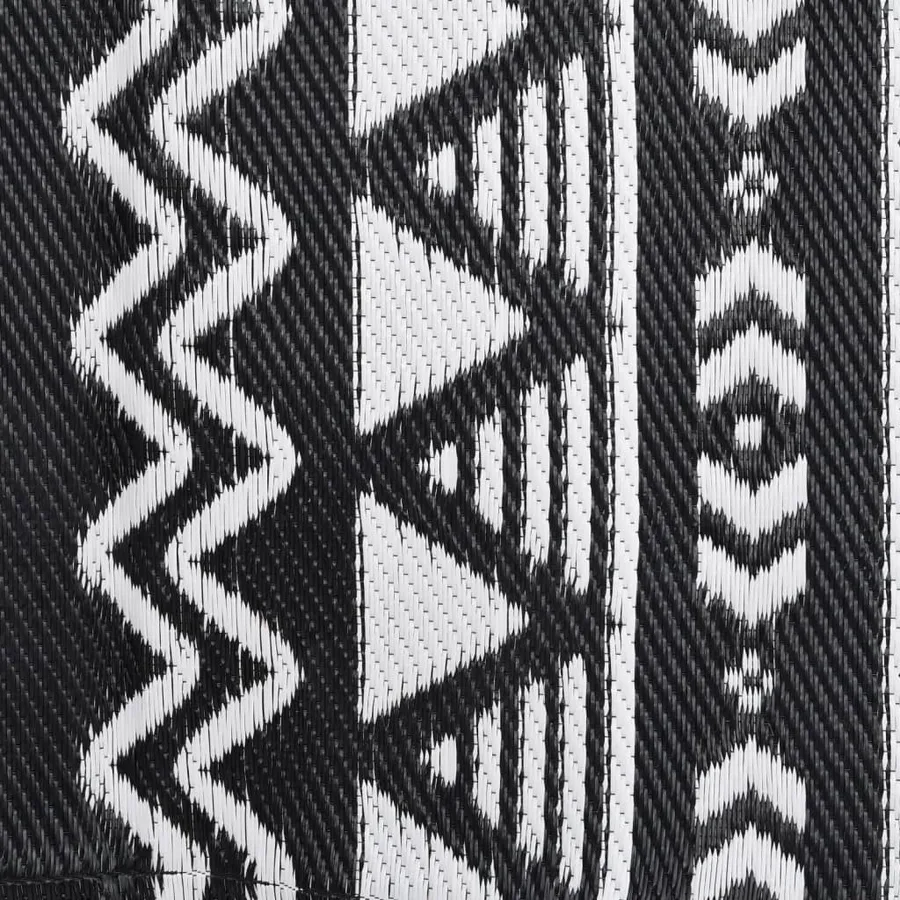 Tapis d'extérieur ARAKIL Noir 80x150 cm PP - 6