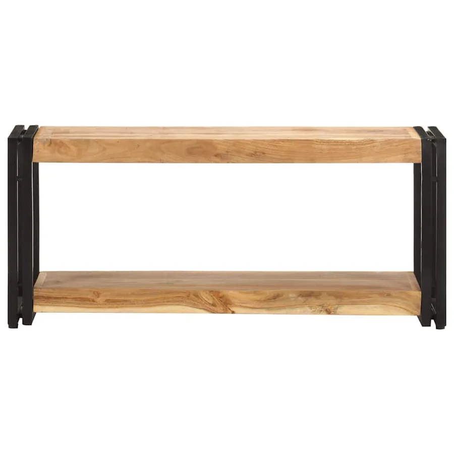 Meuble TV 90x30x40 cm Bois d'acacia solide - 2