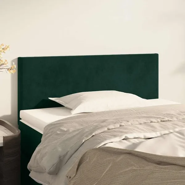 Tête de lit Vert foncé 90x5x78/88 cm Velours