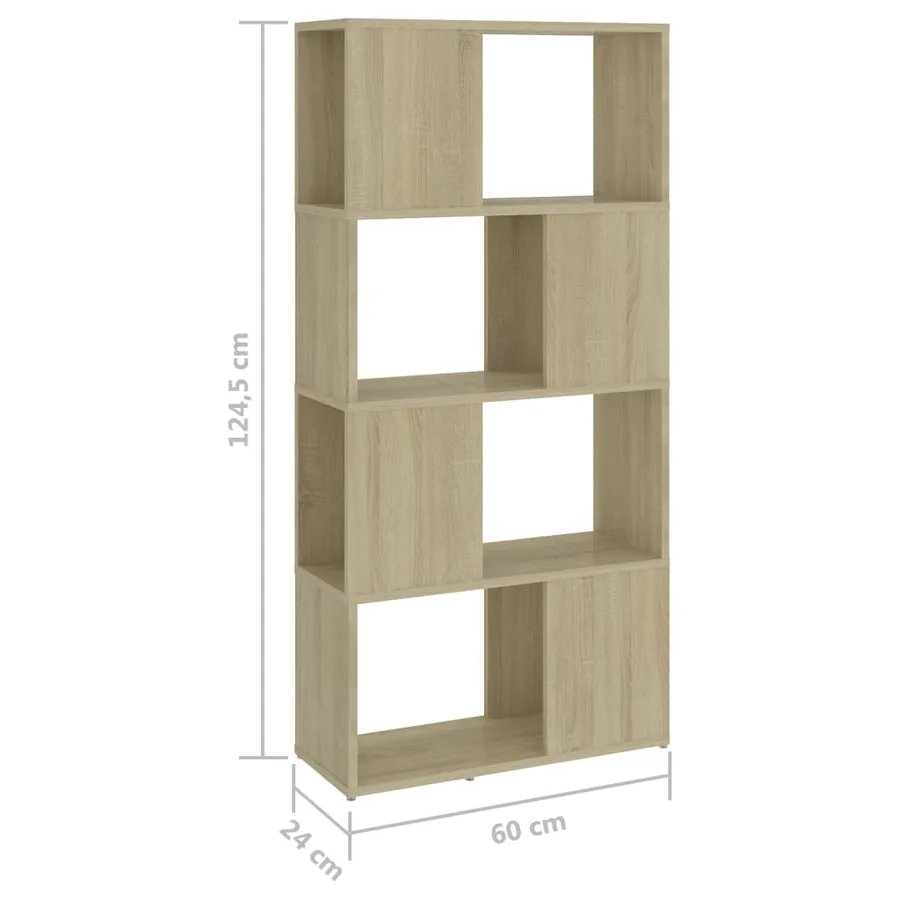 Bibliothèque/Séparateur de pièce Chêne Sonoma 60x24x124,5 cm - 7