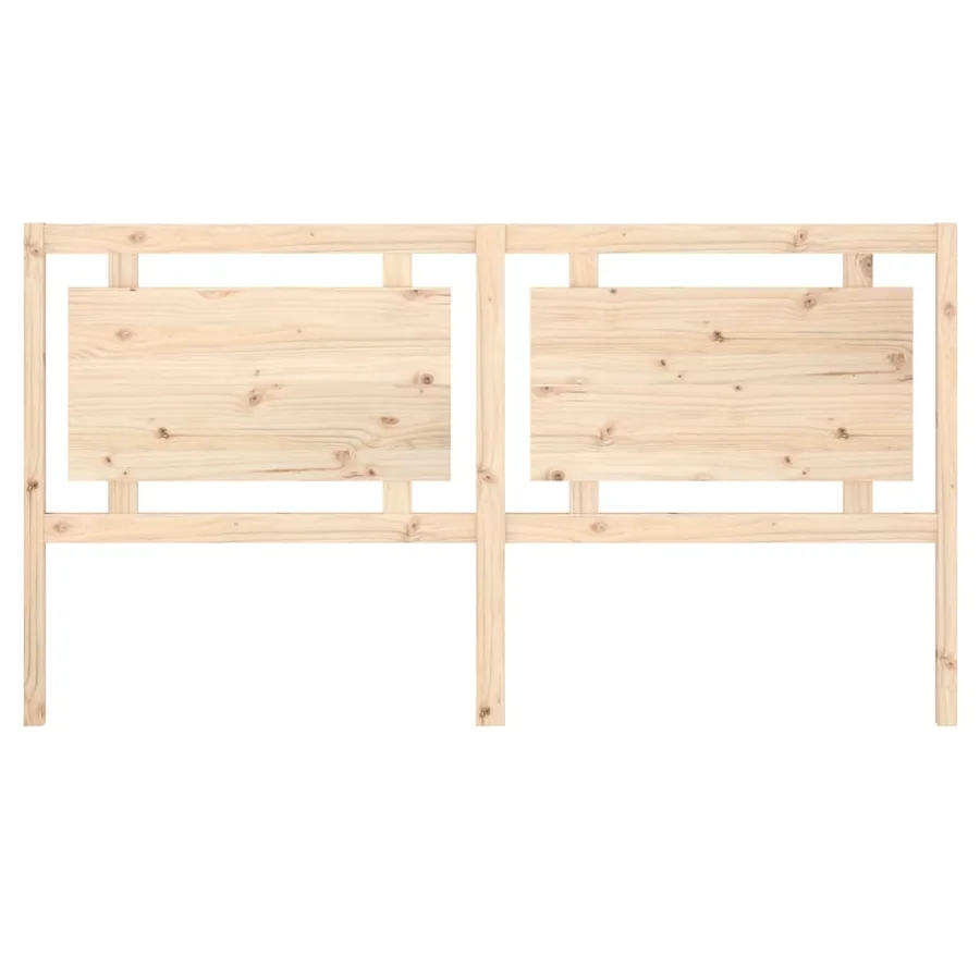 Tête de lit 185,5x4x100 cm Bois massif de pin - 4