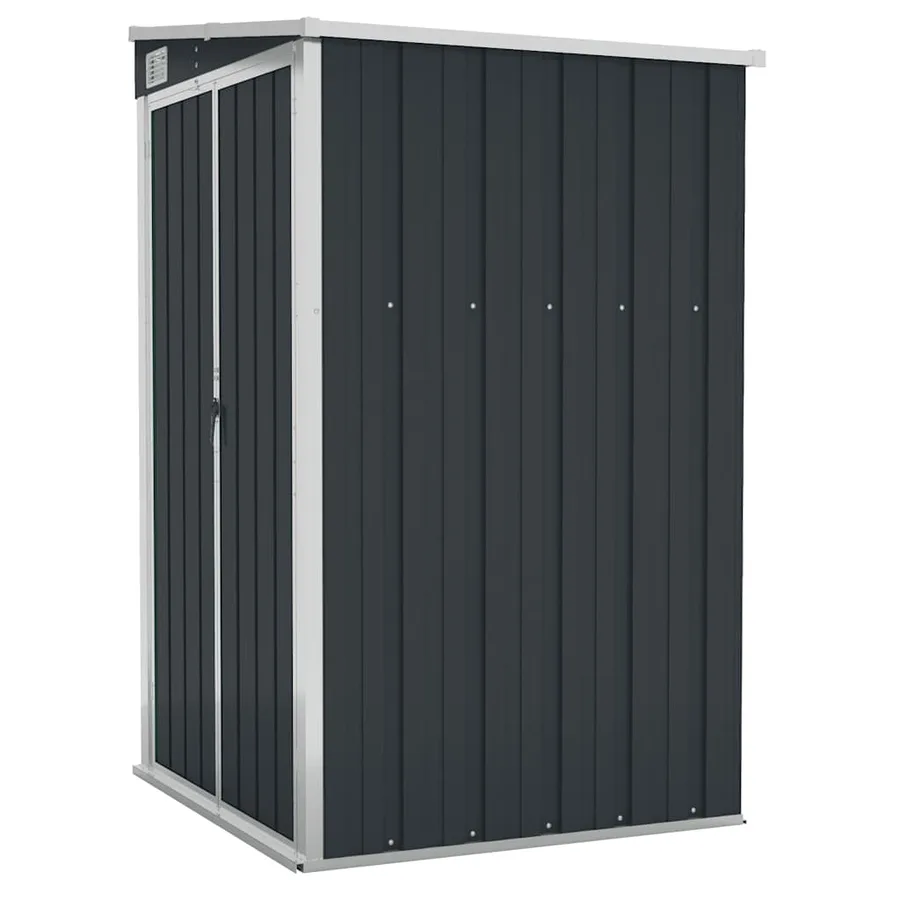 Remise de jardin murale Anthracite 118x100x178 cm Acier - 2