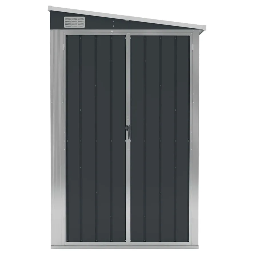 Remise de jardin murale Anthracite 118x100x178 cm Acier - 3