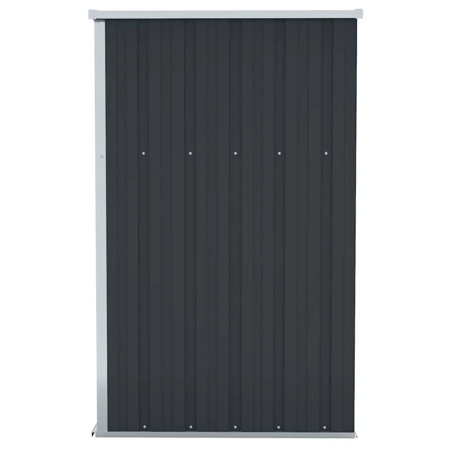 Remise de jardin murale Anthracite 118x100x178 cm Acier - 6