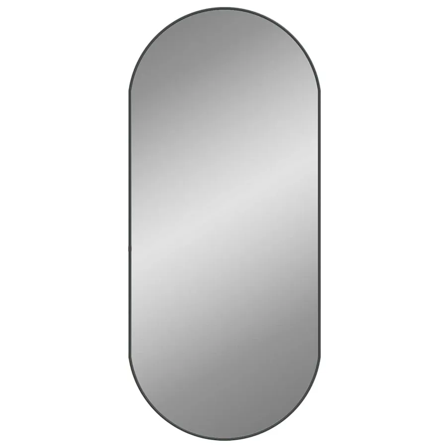 Miroir mural Noir 100x45 cm Ovale - 2
