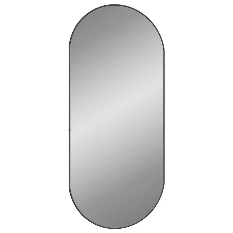 Miroir mural Noir 100x45 cm Ovale - 3