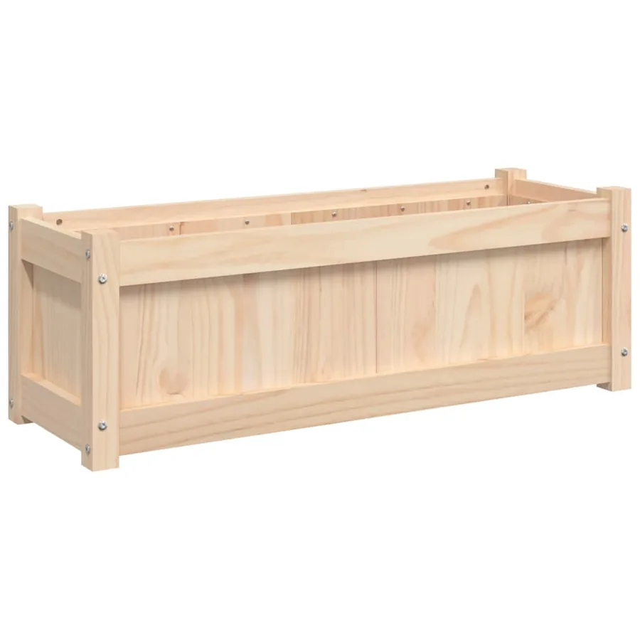 Jardinières 2 pcs bois de pin massif - 5