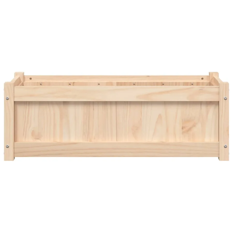 Jardinières 2 pcs bois de pin massif - 6