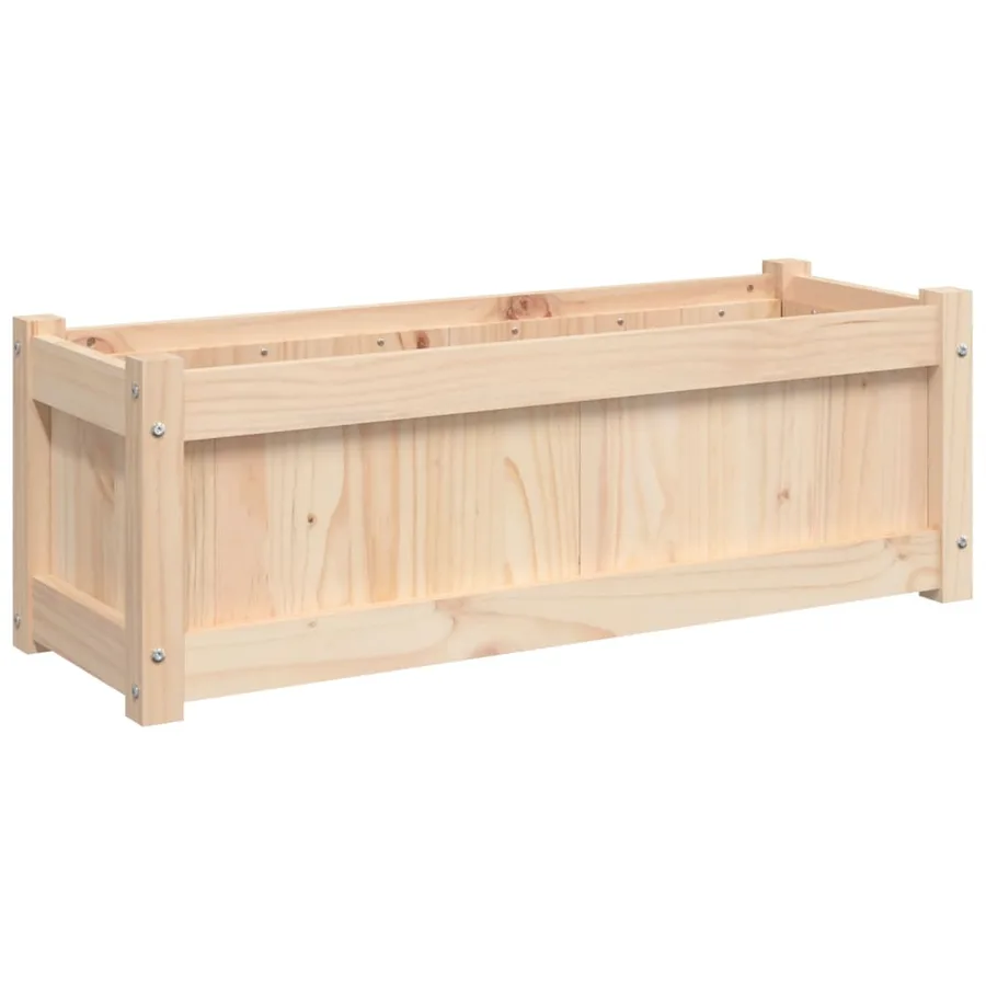 Jardinières 2 pcs bois de pin massif - 8