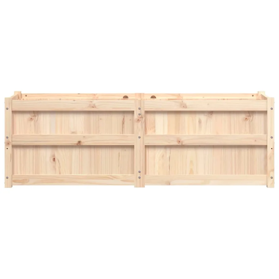 Jardinière 150x50x50 cm bois de pin massif - 5