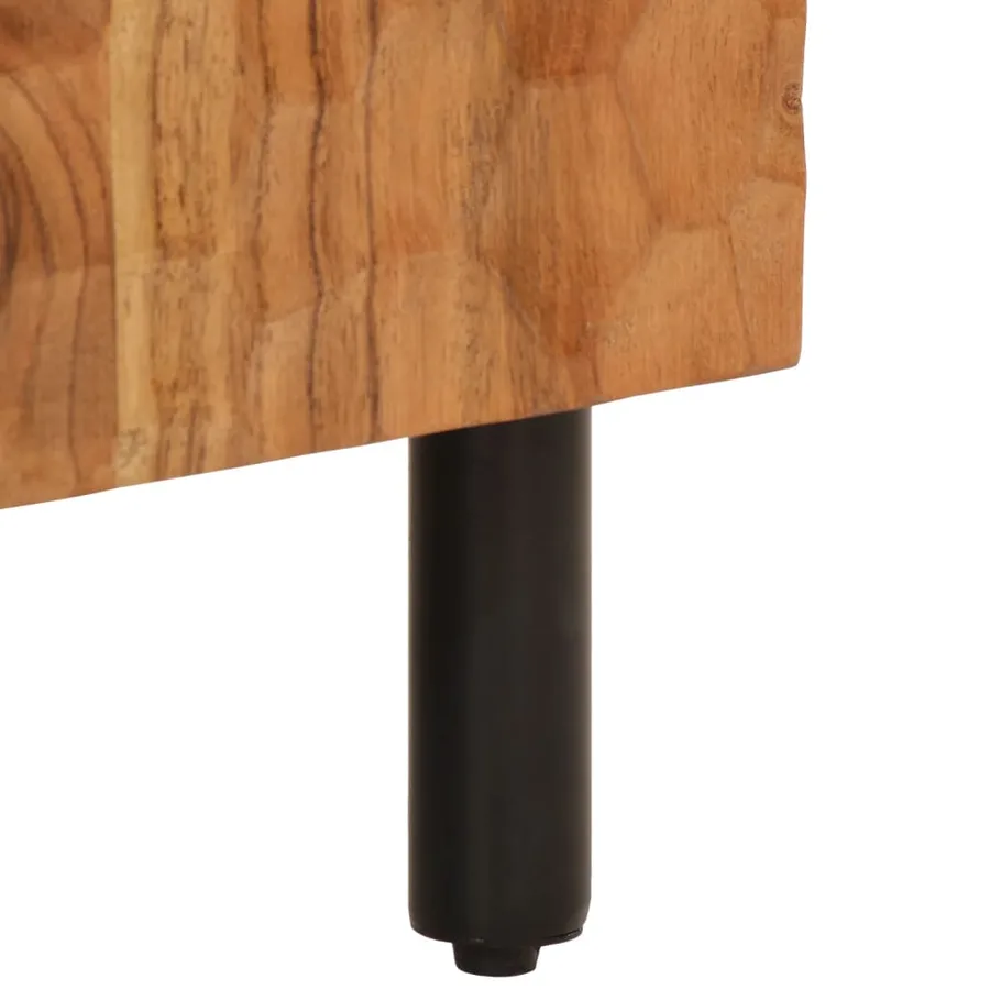 Armoire latérale 40x33x75 cm bois massif d'acacia - 11