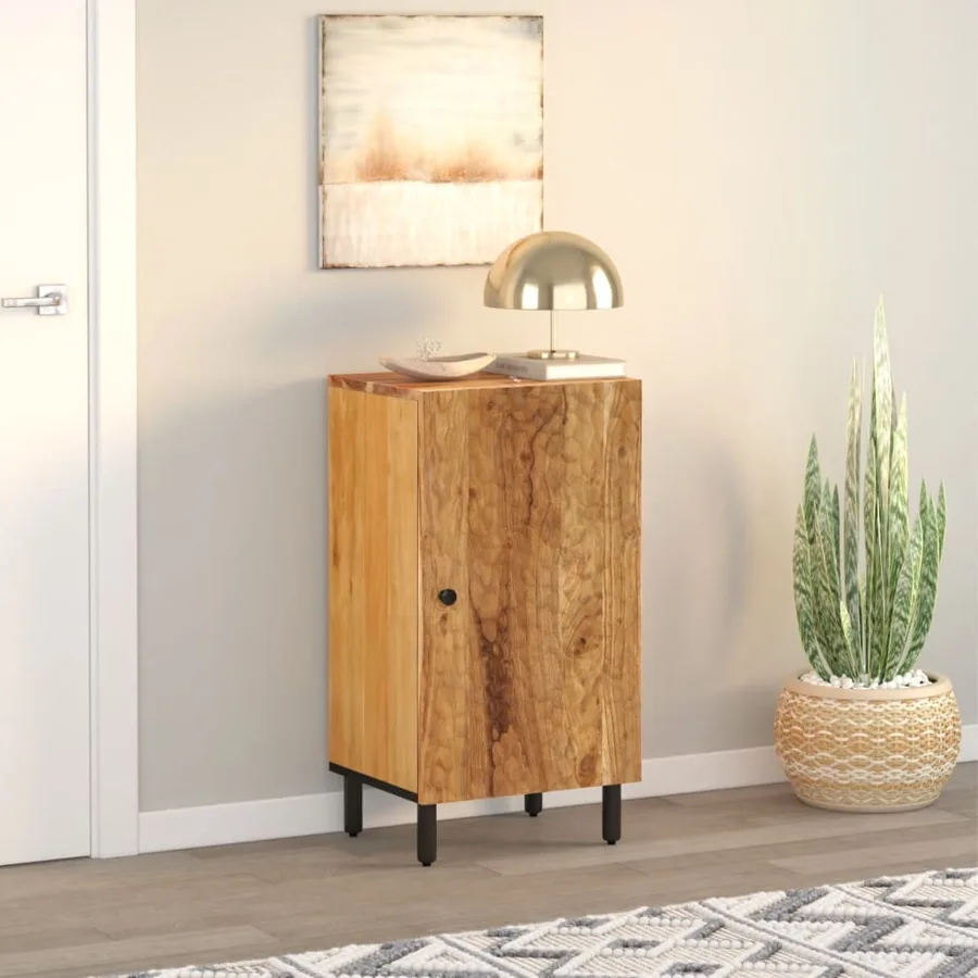 Armoire latérale 40x33x75 cm bois massif d'acacia - 3
