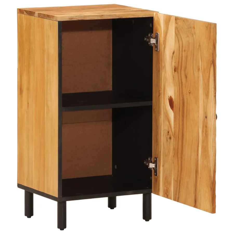 Armoire latérale 40x33x75 cm bois massif d'acacia - 4