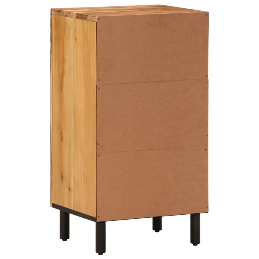 Armoire latérale 40x33x75 cm bois massif d'acacia - 7