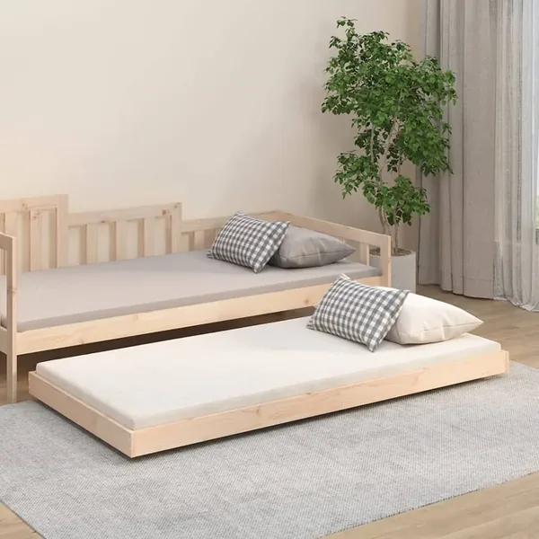 Cadre de lit sans matelas 90x190 cm bois de pin massif