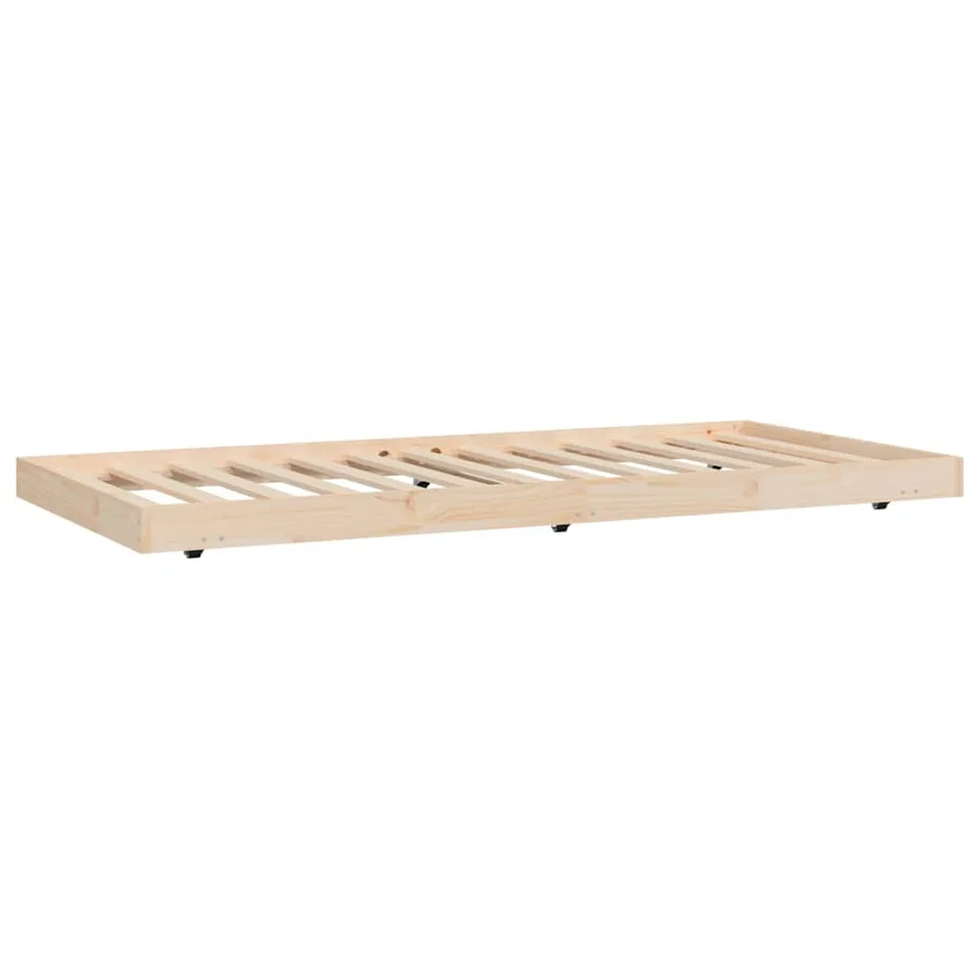 Cadre de lit sans matelas 90x190 cm bois de pin massif - 4