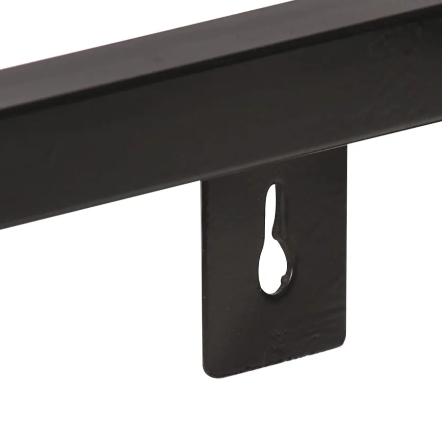 Étagères murales 2 pcs 120 cm Bois de manguier brut - 5