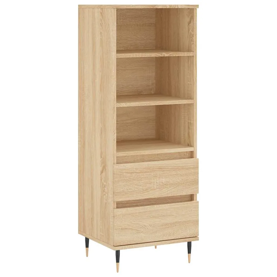 Buffet haut Chêne sonoma 40x36x110 cm Bois d'ingénierie - 2