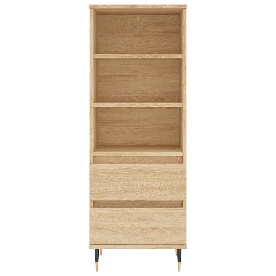 Buffet haut Chêne sonoma 40x36x110 cm Bois d'ingénierie - 5