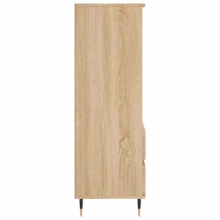 Buffet haut Chêne sonoma 40x36x110 cm Bois d'ingénierie - 7