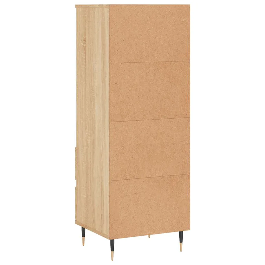 Buffet haut Chêne sonoma 40x36x110 cm Bois d'ingénierie - 8