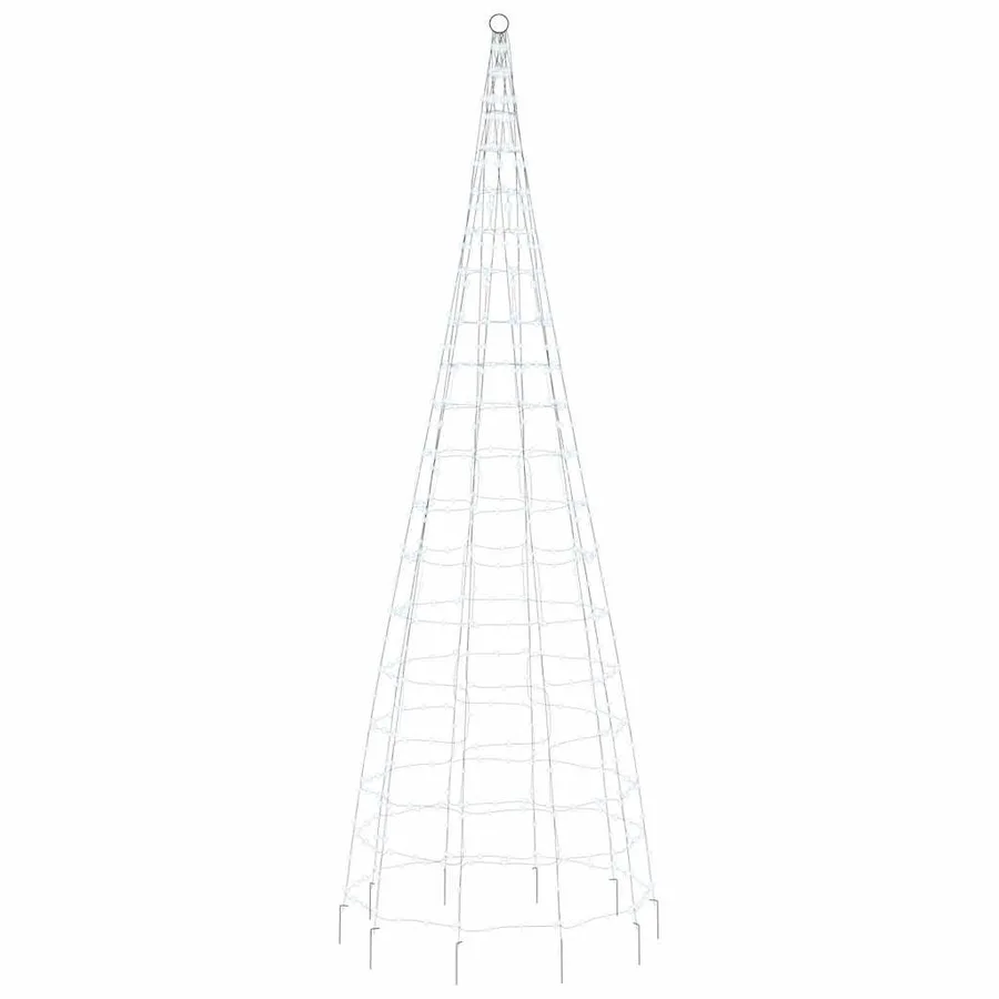 Sapin de Noël à LED 550 LED blanc 300 cm - 4