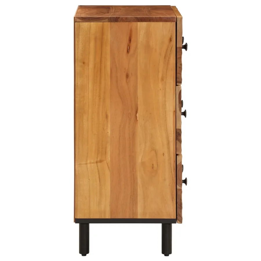Armoire latérale 60x33x75 cm bois massif d'acacia - 6