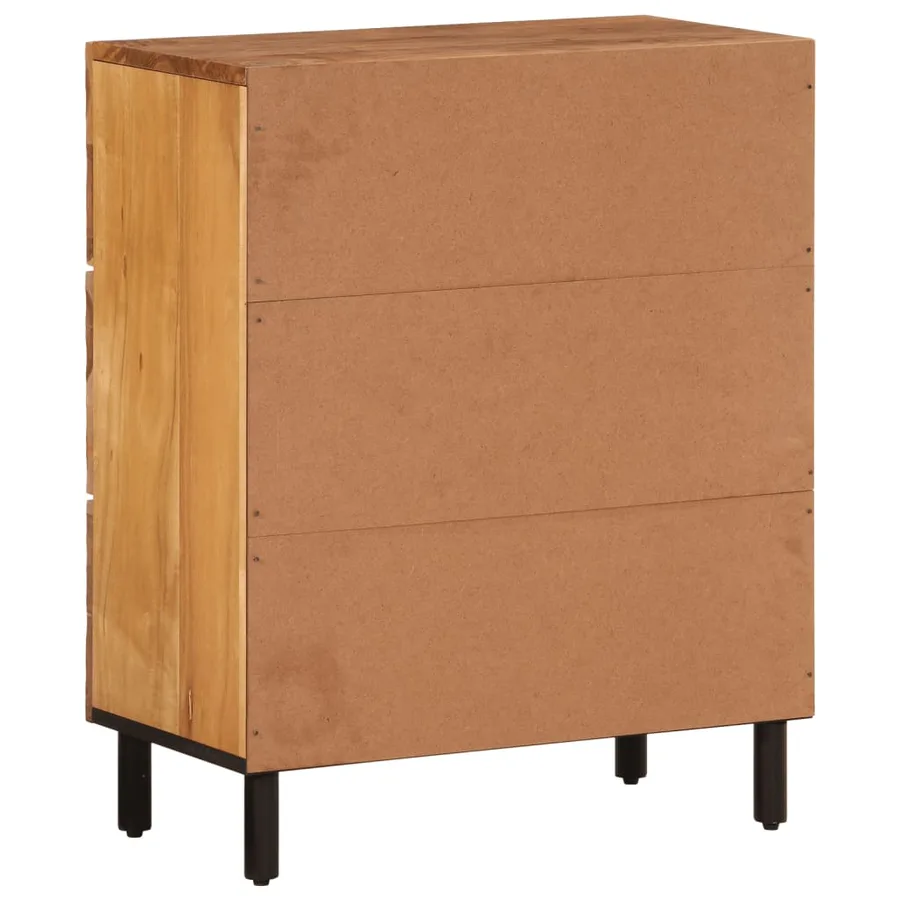 Armoire latérale 60x33x75 cm bois massif d'acacia - 7