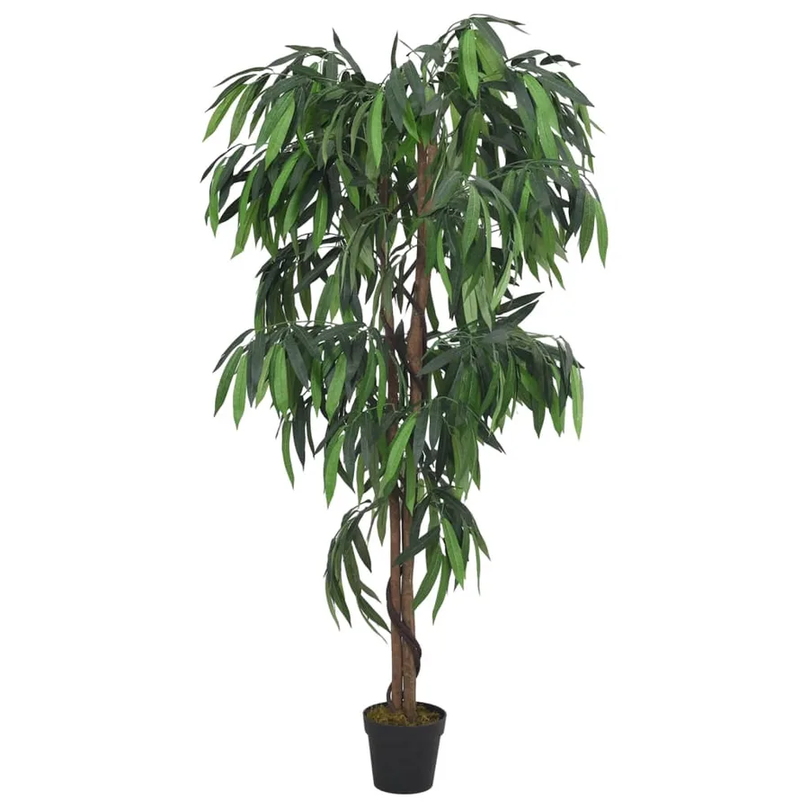 Manguier artificiel 450 feuilles 120 cm vert - 2