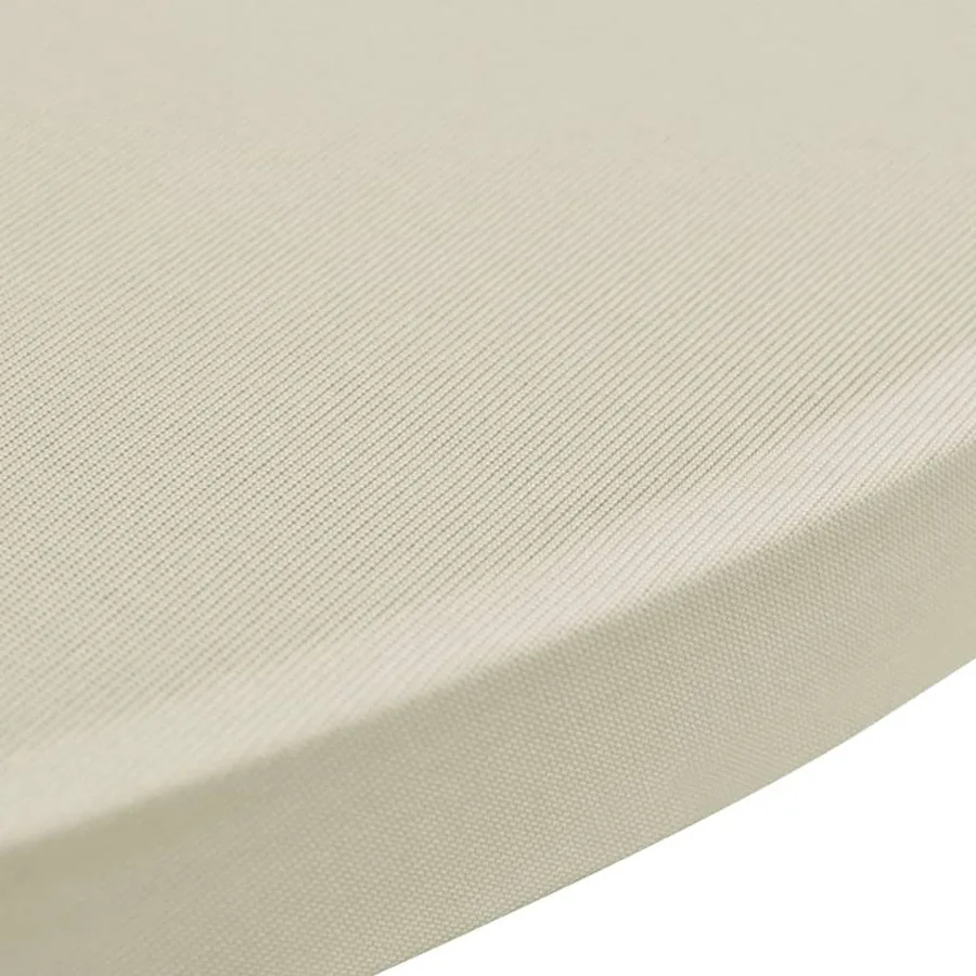 Housses élastiques de table Ø 70 cm Crème 4 pcs - 5