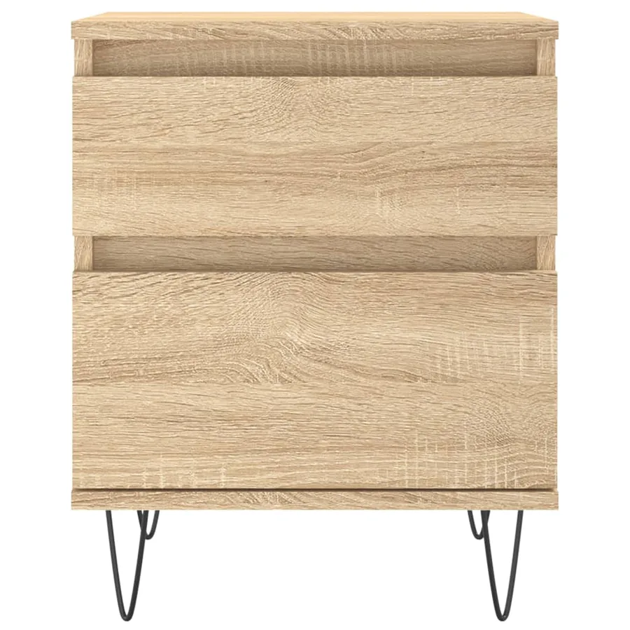 Table de chevet chêne sonoma 40x35x50 cm bois d’ingénierie - 3